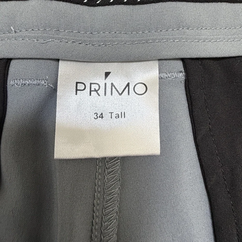 Primo Golf Pants Mens 34 Tall Zip Cuff Tapered Leg Lightweight Performance